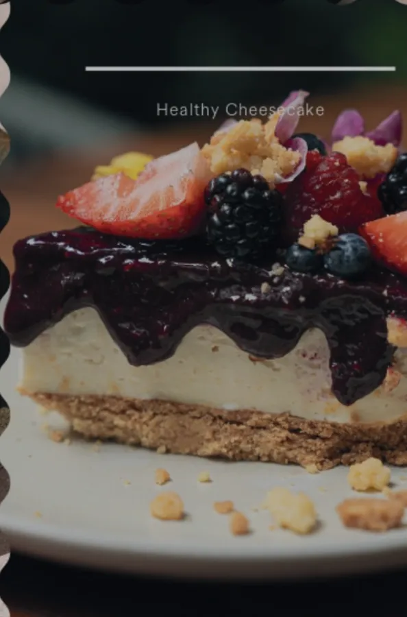 Healthy cheesecake